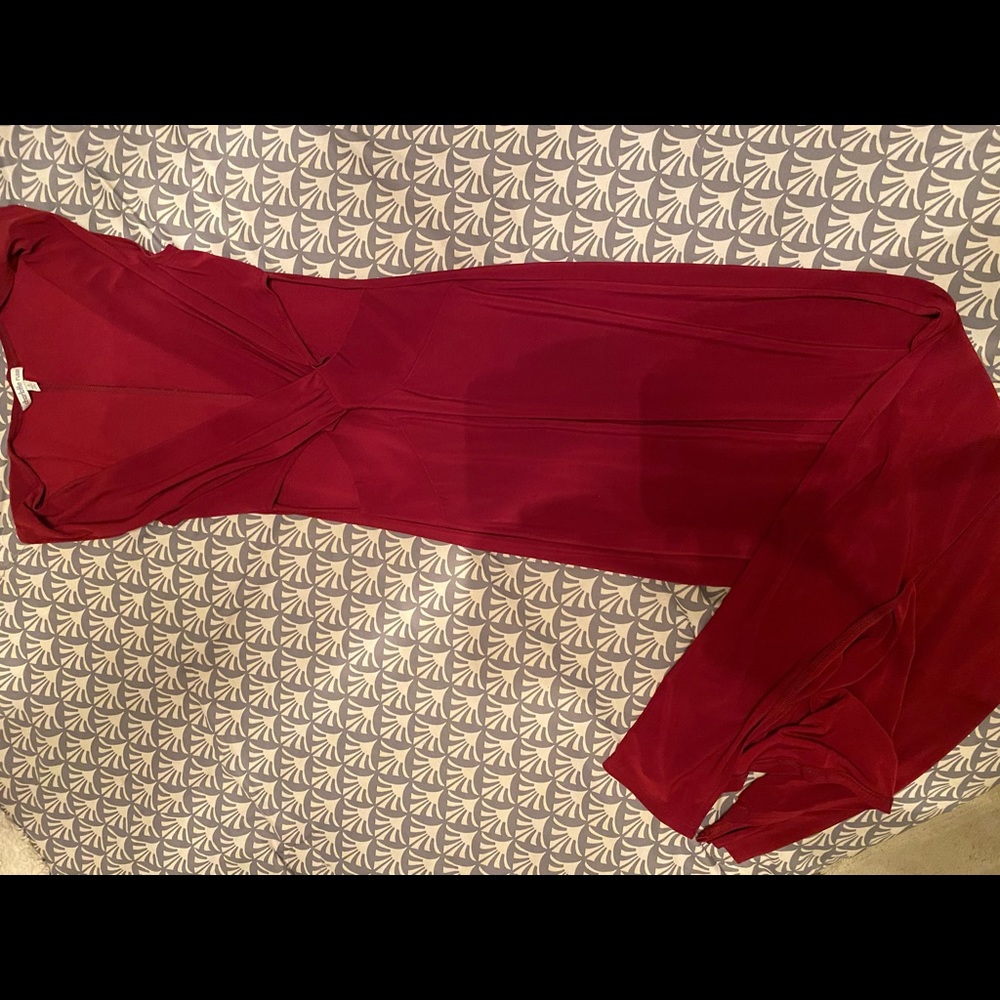 Red Maxi Dress. Size S